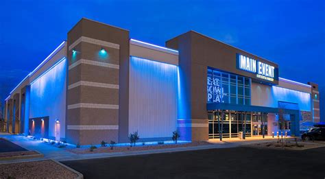 Main event gilbert - Main Event in Gilbert offers bowling, laser tag, a ropes course, and more for hours of fun. Try the new Story Rooms, where you work as a team to …